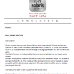 Newsletter – Solaris November 2023