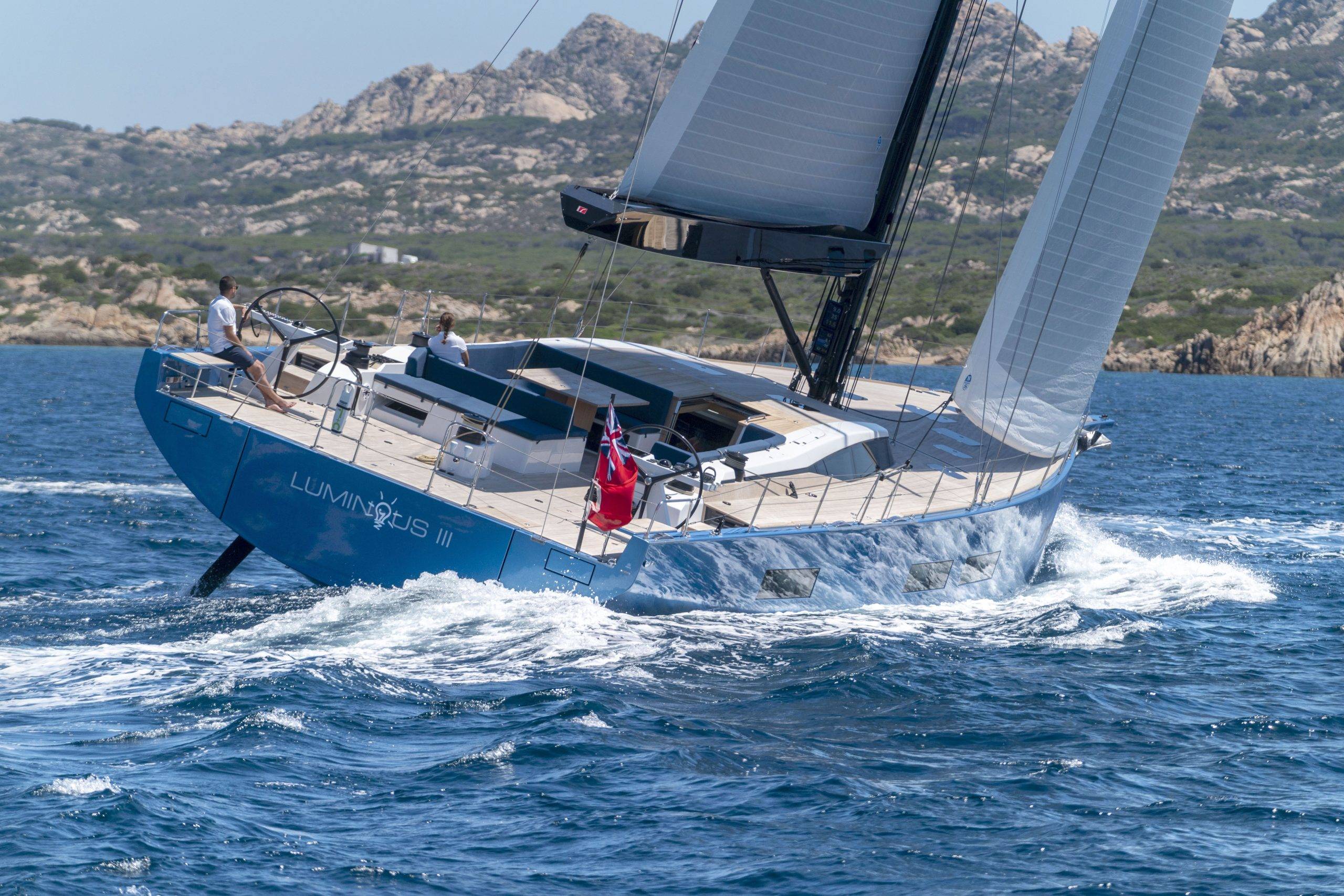 Solaris Yachts 74 RS Decklayout Performance Segelyacht Solaris Deutschland Vertrieb